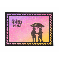 Studio Light Rain Background Essentials Clear Stamp