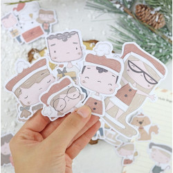 Alua Cid Ohana en Diciembre Die Cuts 100pz