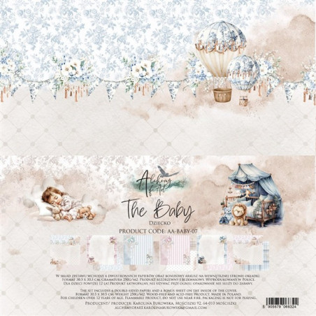 Alchemy of Art THE BABY Paper Collection Set 30x30cm 6fg