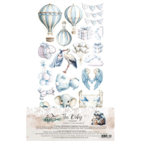 Alchemy of Art THE BABY BOY Extras to Cut 15x30,5cm