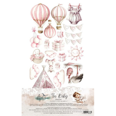Alchemy of Art THE BABY GIRL Extras to Cut 15x30,5cm
