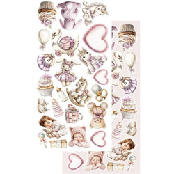 Alchemy of Art THE BABY GIRL Extras to Cut 15x30,5cm
