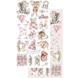 Alchemy of Art THE BABY GIRL Extras to Cut 15x30,5cm