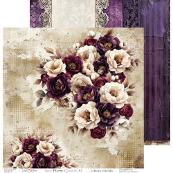 Craft o' Clock Plum And Caramel Paper Collection Set 30x30cm 6fg