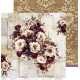Craft o' Clock Plum And Caramel Paper Collection Set 30x30cm 6fg