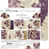 Craft o' Clock Plum And Caramel Paper Collection Set 30x30cm 6fg