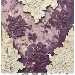Craft o' Clock Plum And Caramel Paper Collection Set 30x30cm 6fg