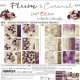 Craft o' Clock Plum And Caramel Paper COLLECTION and BASIC designs Set 20x20cm 24fg