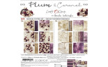 Craft o' Clock Plum And Caramel Paper COLLECTION and BASIC designs Set 20x20cm 24fg