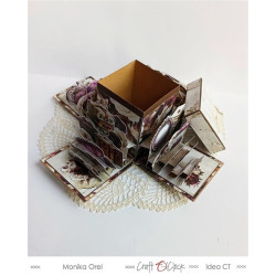 Craft o' Clock Plum And Caramel Paper COLLECTION and BASIC designs Set 20x20cm 24fg