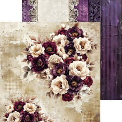 Craft o' Clock Plum And Caramel Paper COLLECTION and BASIC designs Set 20x20cm 24fg