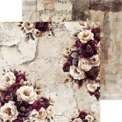 Craft o' Clock Plum And Caramel Paper COLLECTION and BASIC designs Set 20x20cm 24fg