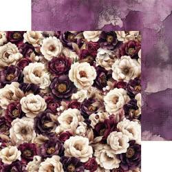 Craft o' Clock Plum And Caramel Paper COLLECTION and BASIC designs Set 20x20cm 24fg