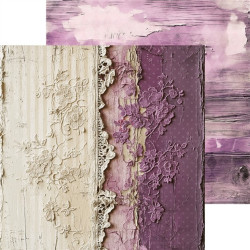Craft o' Clock Plum And Caramel Paper COLLECTION and BASIC designs Set 20x20cm 24fg