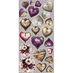 Craft o' Clock Plum And Caramel Extras to Cut - Flowers & More 15,75x30,5cm