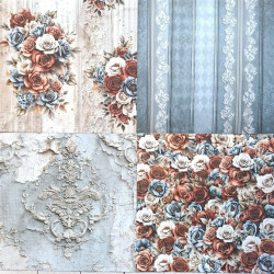 Craft o' Clock Timeless Grace Paper COLLECTION and BASIC designs Set 20x20cm 24fg