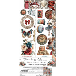 Craft o' Clock Timeless Grace Extras to Cut MIX 15,75x30,5cm