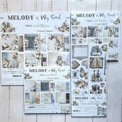 Craft o' Clock Melody Of My Soul Paper Collection Set 30x30cm 6fg