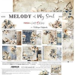 Craft o' Clock Melody Of My Soul Paper Collection Set 30x30cm 6fg