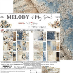 Craft o' Clock Melody Of My Soul BASIC PAPER Set 20x20cm 24fg