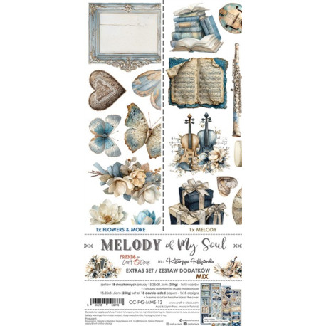 Craft o' Clock Melody Of My Soul Extras to Cut MIX 15,75x30,5cm
