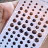 Nellie's Choice Enamel Dots Black
