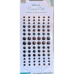 Nellie's Choice Enamel Dots Black
