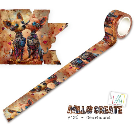 AALL & Create Gearhound Washi Tape 126 Layer-It-Up