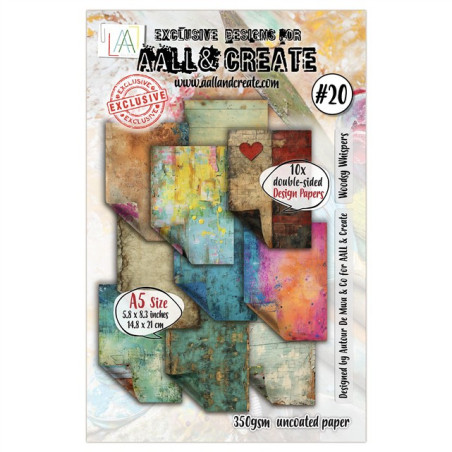 Aall & Create Woodsy Whispers A5 Paper Pad 20