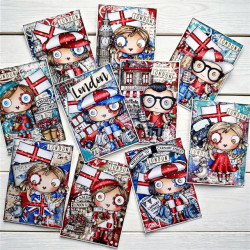 AALL & Create Stamp Set A7 1323 Camden Flower Market
