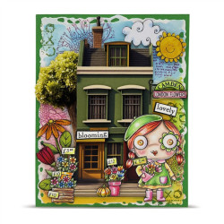 AALL & Create Stamp Set A7 1323 Camden Flower Market