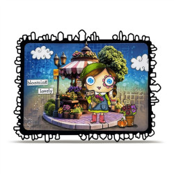 AALL & Create Stamp Set A7 1323 Camden Flower Market