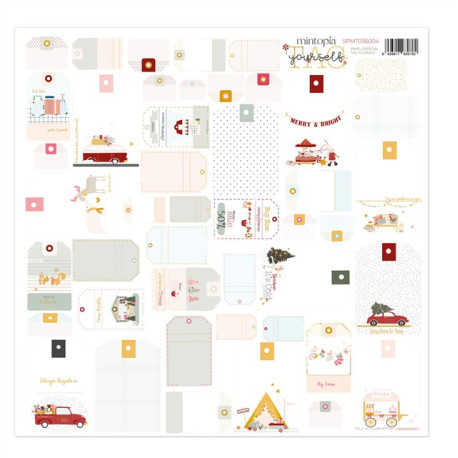 Mintopia FOGLIO TAG con FOIL Babe it's Cold Outside by Pili Sallent