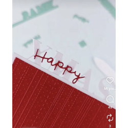 Mintopia Fustella Happy New Year Babe It's Cold Outside