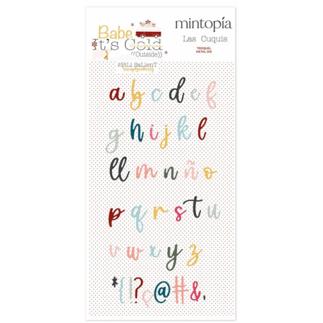 Mintopia Fustella ALFABETO minuscolo Babe It's Cold Outside