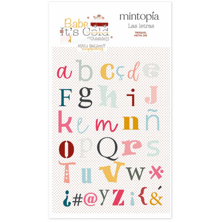 Mintopia Fustella ALFABETO MISTO Babe It's Cold Outside