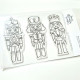 Sweet November Stamps Nutcracker Trio