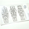 Sweet November Stamps Nutcracker Trio