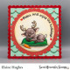Sweet November Stamps Off Duty Santa and Reindeer
