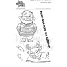 Sweet November Stamps Off Duty Santa and Reindeer