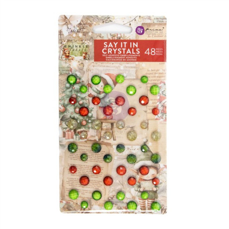Prima Marketing Twinkle & Treats Say It In Crystals 48pz