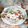 Prima Marketing Twinkle & Treats Flowers Evergreen Sprigs 3pz