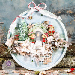Prima Marketing Twinkle & Treats Flowers Evergreen Sprigs 3pz