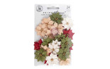 Prima Marketing Twinkle & Treats Flowers Holiday Blooms 24pz