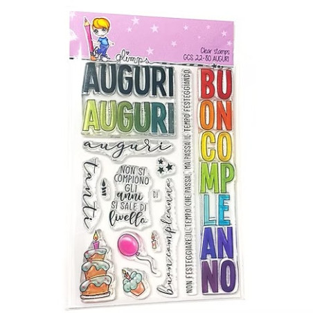 GLIMPS CLEAR STAMPS - GCS 22-80 AUGURI