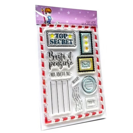 GLIMPS CLEAR STAMPS - GCS 25-209 LETTERA