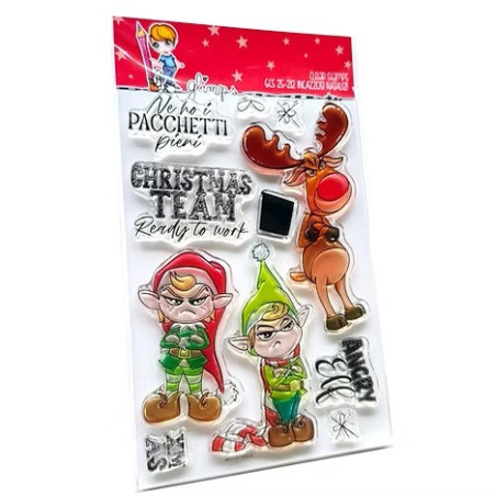 GLIMPS CLEAR STAMPS - GCS 25-212 INCAZZOSI NATALIZI