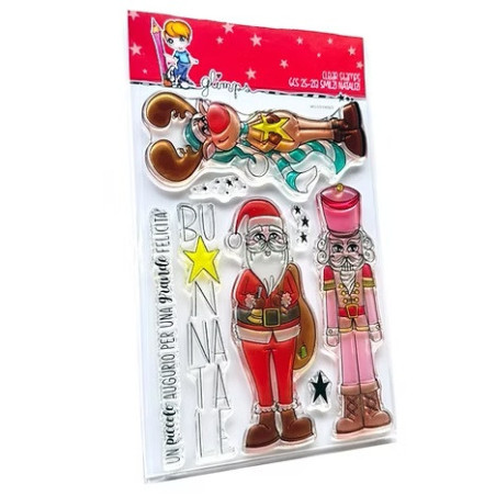 GLIMPS CLEAR STAMPS - GCS 25-213 SMILZI NATALIZI