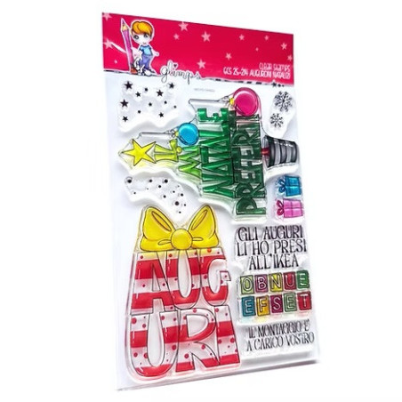 GLIMPS CLEAR STAMPS - GCS 25-214 AUGURONI NATALIZI
