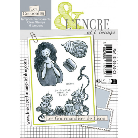 L'Encre et l'Image Lison's Sweets and Treats Clear Stamp